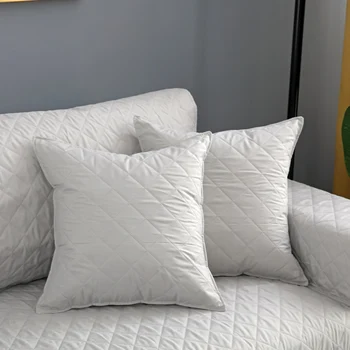

Washable Removable Sofa Pillow Case Throw Pet Dog Kids Furniture Protector Polyester Pillow Cover 45x45cm 1/2 Pcs funda almohada