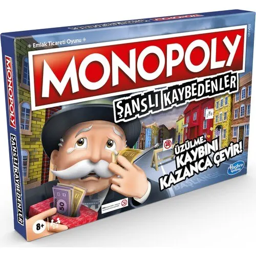 Monopoly Lucky Losers English Language Boardgame Special Edition Fast Delivery