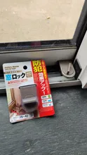 Vanzlife-Pestillo de seguridad ajustable para puertas y ventanas, cerradura de seguridad, seguro antirrobo, tope para ventana móvil