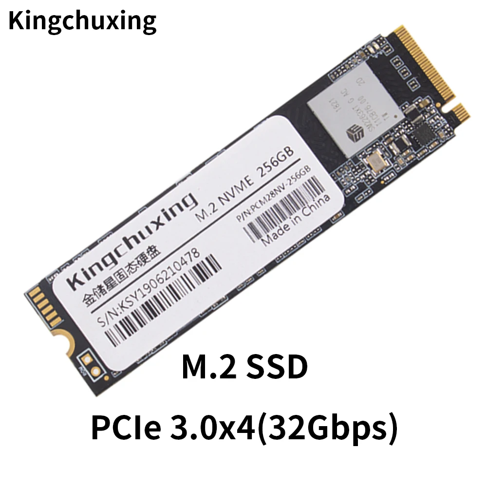 Kingchuxing M.2 HD SSD NVME PCIE hard Drive 1TB 512GB 256GB 128GB SSD M.2 NVME Internal Solid State Drives For Laptop Desktop3*4 ssd internal hard drive for pc