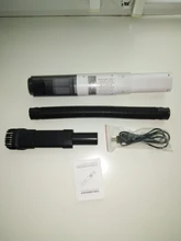 Aspiradora portátil de mano para coche inalámbrico, para el hogar de doble uso miniaspirador, succión potente de 120W6000pa