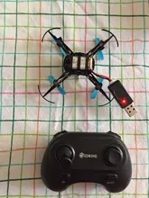 Eachine-Mini Dron cuadricóptero de Control remoto E009 YW, Helicóptero De Control Remoto de 2,4G, cuadricóptero de carreras pequeño azul/verde, carga USB