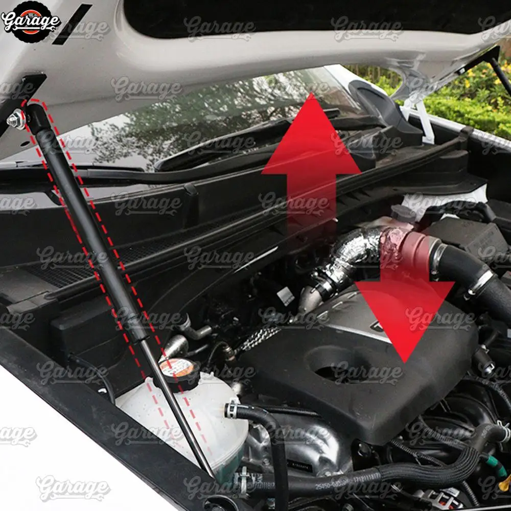 Стойки амортизатора капота для KIA KX5- нержавеющая сталь молдинг 1 комплект/2 шт украшение автомобиля стиль