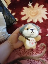 Nuevo estilo lindo Shiba Inu llavero peluche colgante pequeño chico de peluche juguetes de peluche animales de Navidad cumpleaños regalo