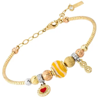 

Yellow Cubic Zirconia Pandora Gold Bracelet 04-450-1000119