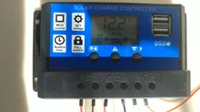 Controller Output-Regulator Home-Battery-Charger 60A Dual-Usb 10A 40A 24V 20A 12V PV