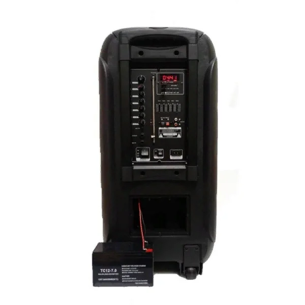 Акустическая система Меirеndе MR-1212 динамик 2*12" USB Bluetooth комбо колонка усилитель звук сабвуфер уличный чемодан микрофон