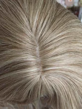 EASIHAIR-Peluca de cabello ombré ondulado para mujer afroamericana, cabellera artificial larga con flequillo, color gris, resistente al calor