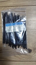 Cable-Tie 3X200 Plastic Nylon Black 100pcs Fixing-Ring Self-Locking 5X300 Zipper 