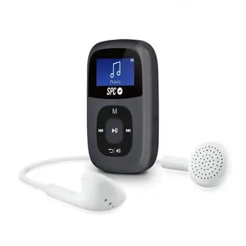 

MP3 PLAYER SPC SPARROW BLACK-8GB-ILLUMINATED SCREEN-FM-VOICE RECORDING-6 EQUALISERS-AUX IN - CLIP SPORTS