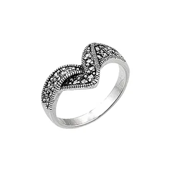 

Silver 925 Sterling Marcasite Ring