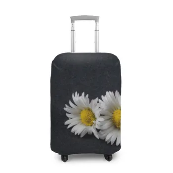 

Case for a suitcase 3D chamomile