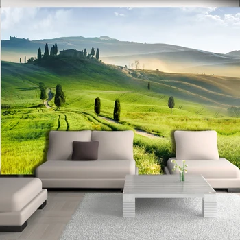 

Wall mural-morning in the village-150x105 cm