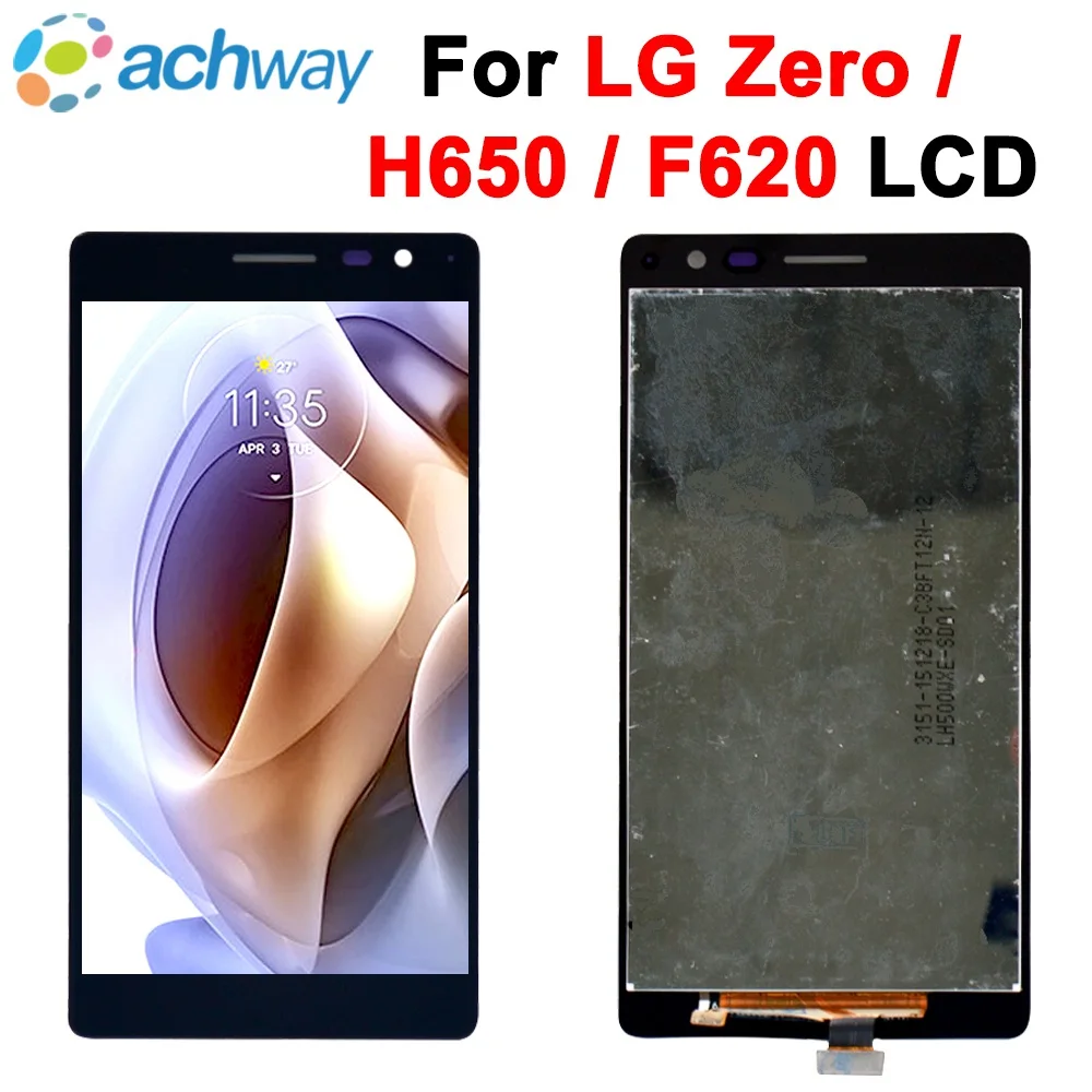 Tested Working Display 5.0" For Lg Zero H650 Lcd H650k Lcd Touch Screen