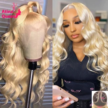 

Loose Deep Wave Hd Transparent Lace Wigs Preplucked Frontal Wig Remy Black Women T Part 613 Blonde Lace Front Wig Human Hair