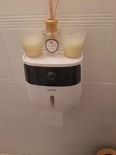 Towel-Rack Paper-Box Toilet-Paper Wall-Hanging Waterproof Household Home Creative