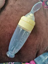 Imebaby bebé recién nacido de silicona de arroz botella de goma alimentación de bebé cuchara cuentagotas de silicona botella de alimentación cuchara botella