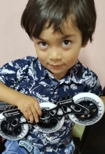 Inline Skates Frame Patines-Skating-Base Alloy-Roller 4-Wheels 3x110mm Super-Light 80mm