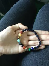Pulsera de piedra Natural de galaxia para hombres y mujeres, pulsera curativa de constelaciones de los once del universo, joyería misteriosa