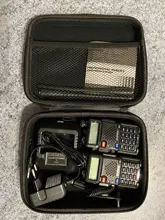 BAOFENG-caja de almacenamiento/bolsa de mano con Radio bidireccional, estuche de transporte para Walkie Talkie/interfono TYT UV-5R UV-5RA Plus