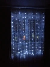 LED Garland Curtains Usb-Power-Fairy-Lights Christmas-Decoration Living-Control Remote