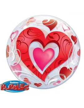 

Balloon Network Hearts and Filigree-Bubble Bubble 55 cm-Q33909