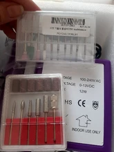 Taladro eléctrico para manicura, juego de brocas, removedor de cutículas de Gel, máquina de pedicura, arte de uñas, 10 Uds.