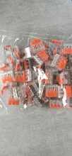 2020-¡Nuevo! Mini conector de cable Universal rápido, 0,4-6,0mm, 30/50/100 piezas, fácil cableado rápido, terminales de energía Solar para coche