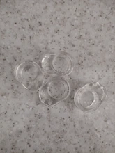 Door-Stopper Buffer Furniture-Protective Bumper-Walls Transparent Silica-Gel 4pcs