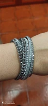 Pulsera de cuero con diamantes de imitación para mujer, brazalete de cristal, varias capas, joyería, novedad de 2016