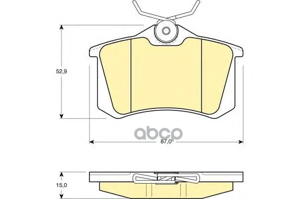 Колодки Тормозные Audi A4/A6/Renault Scenic/Vw Golf 2/3/Passat Задние Girling 6108231 Girling арт. 6108231