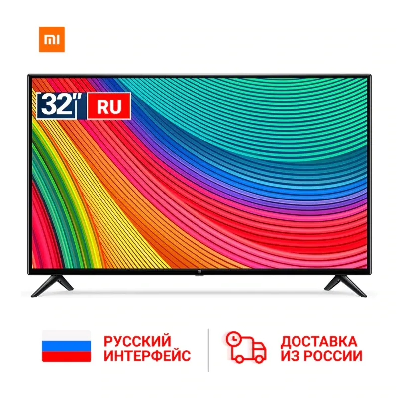  TV Xiaomi Mi TV Android LED light Smart TV 4S 32 inch  Custo Xiaomi Zed Russian language