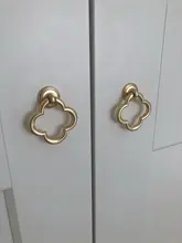 Gold Cabinet Furniture-Handle Drawer-Knobs-Hardware Pulls Kitchen NAIERDI Vintage European