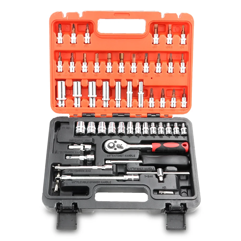 SATAGOOD Bicycle repair tool kit 53 items Tool kit Tools Hand tool kit Auto repair tool Hand tool Car tool kit Auto tool