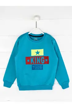 

Turquoise Seasonal Male Child Sweatshirt