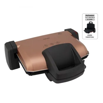 

QUALITY TURKISH TRADEMARK - GRILL FUNCTION - GOLDMASTER PRO-TOASTER TEFLON - GRANITE PLATE TOASTER - CARGO INCLUDED