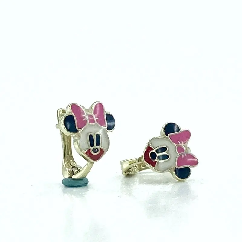 

8 carat Gold Minnie Mouse Baby Child Earrings