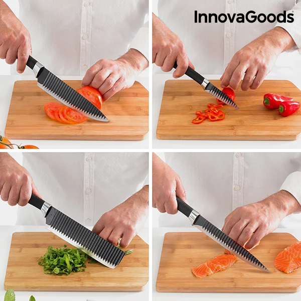InnovaGoods Swiss · Q Namiutsu Black Shark набор ножей(4 шт