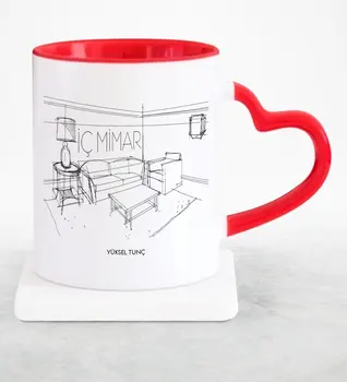 

Personalized Professional Underwear Architect Red Heart Mug Cup-5