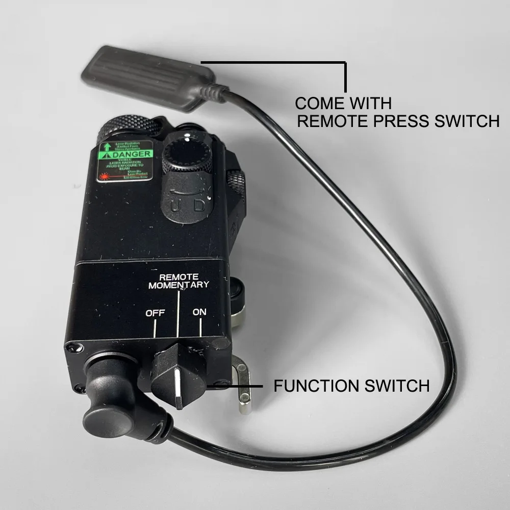 戦術的なレーザーポインター,古典的な緑のレーザー照準器,ゼロインチの