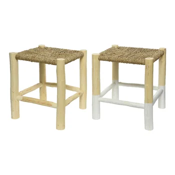 

Classic RATTAN stool 30X30X35CM assorted colors (Price unit)
