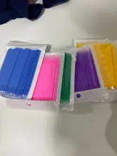 500 unids / lote Micro pinceles Maquillaje Extensión de pestañas Desechable Pestañas Cepillos De Limpieza De Pegamento Free Applicator Sticks Herramientas de maquillaje