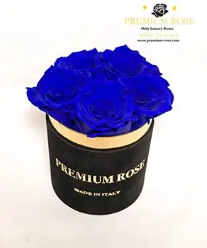 

Premium Box cylinder Velvet Rose default red black round Box (Blue, 5)