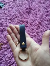 LLavero de cuero sintético para hombre y mujer, 8 colores, regalo de negocios, llavero para hombre y mujer, correa para llave de coche, billetera para la cintura, llaveros