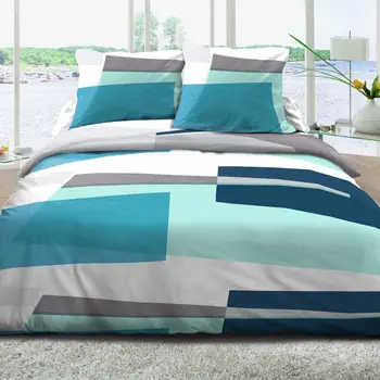 

Duvet cover cotton pagoda and pillowcase