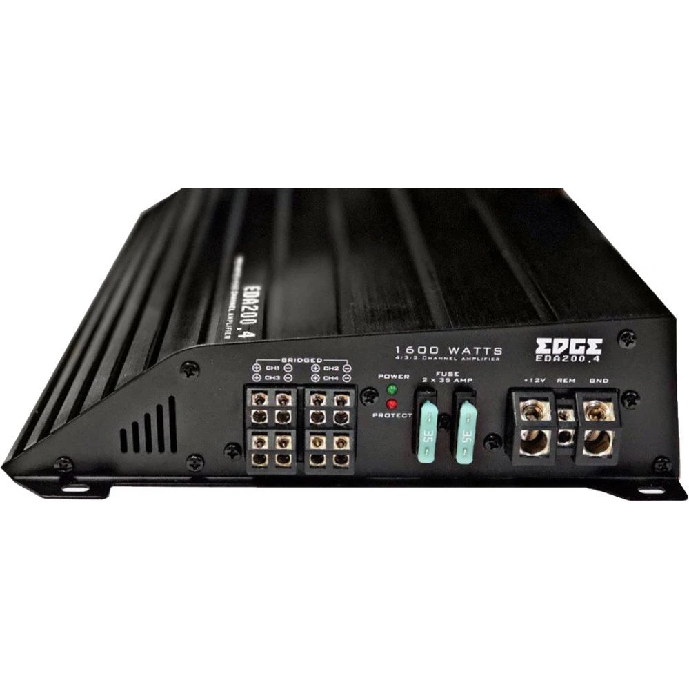 Усилитель EDGE EDA200.4-E7 (4х канальный; 200 ВТ/2 Ом/150 Вт/4 Ом; высокоуровневый вход; режим усиления баса (Bass Boost