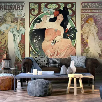 

Wall mural-Alphonse Mucha. Women's - 350x245 cm
