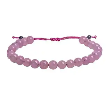 

Merve Silver 925 Sterling Pink Quartz Stone Bracelet