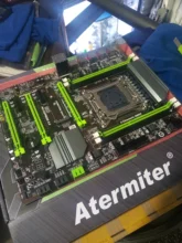 Atermiter X79 Turbo placa base LGA2011 ATX USB2.0 SATA3 PCI-E NVME M.2 SSD soporte REG ECC memoria y Xeon E5 procesador