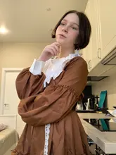 Vestido de encaje estilo Kawaii Lolita para mujer, disfraz japonés, bonito, gótico, para fiesta, renacentista, 2020